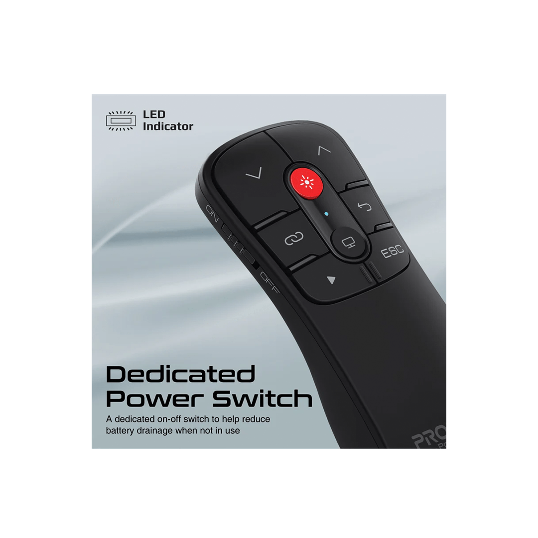 Promate ProPointer Universal Intuitive Wireless Presenter in Qatar Promate ProPointer Universal Intuitive Wireless Presenter in Qatar